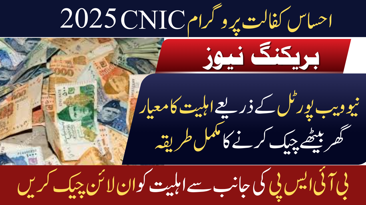 8171 Ehsaas Program CNIC Check Online