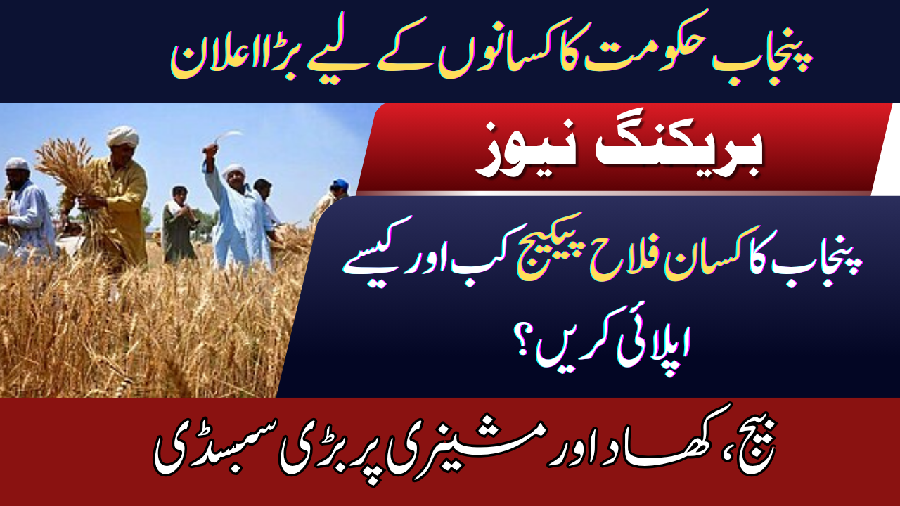 CM Punjab Farmer Welfare Package