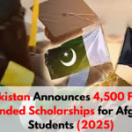 4500 Fully-Funded Scholarships for Afghan Students